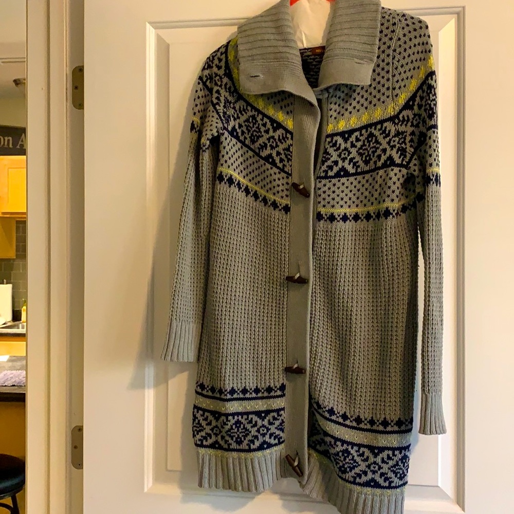 Hive & Honey button-up long sweater cardigan